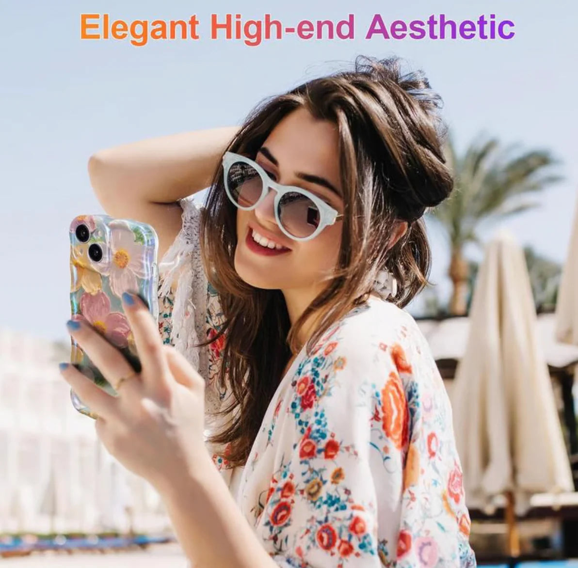 ๐ผ Elegant retro floral pattern case ๐ผ