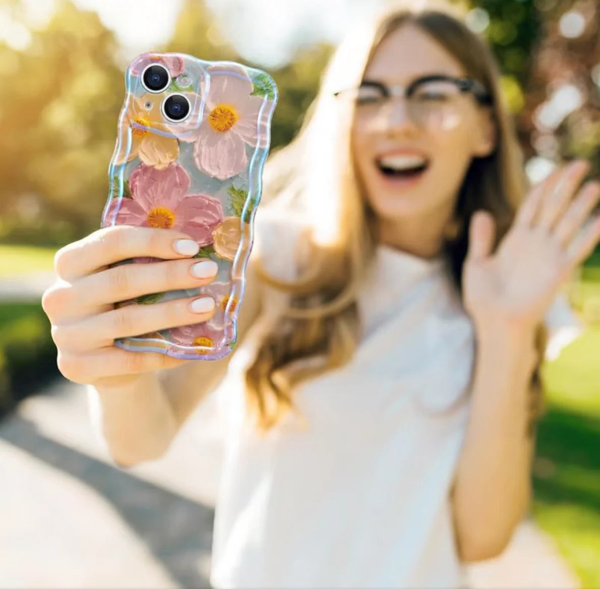 ๐ผ Elegant retro floral pattern case ๐ผ