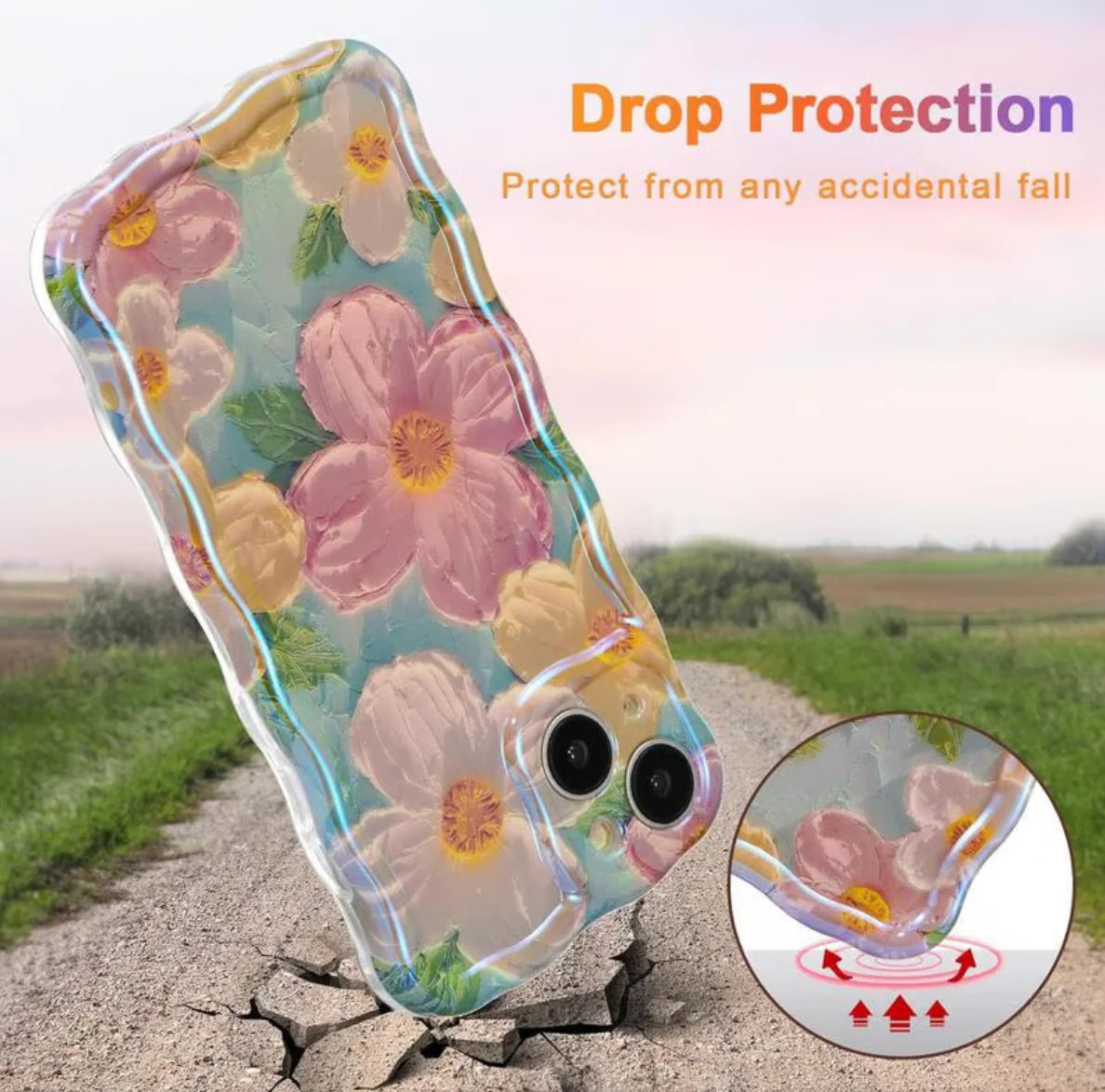 ๐ผ Elegant retro floral pattern case ๐ผ