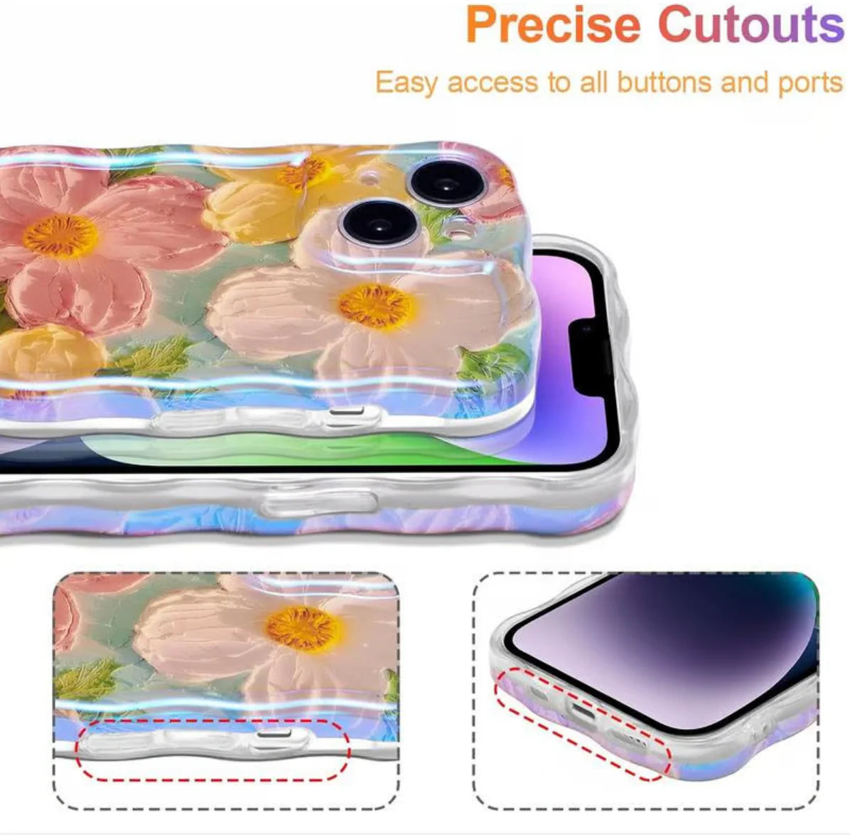 ๐ผ Elegant retro floral pattern case ๐ผ