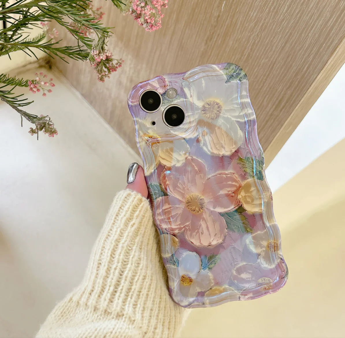 ๐ผ Elegant retro floral pattern case ๐ผ