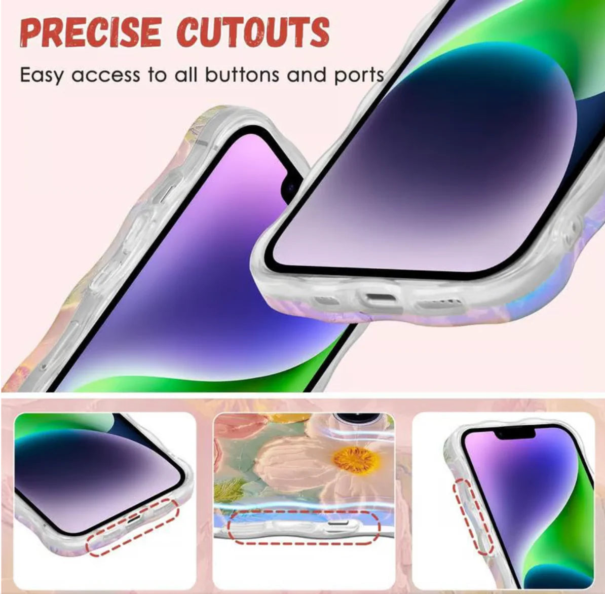 ๐ผ Elegant retro floral pattern case ๐ผ